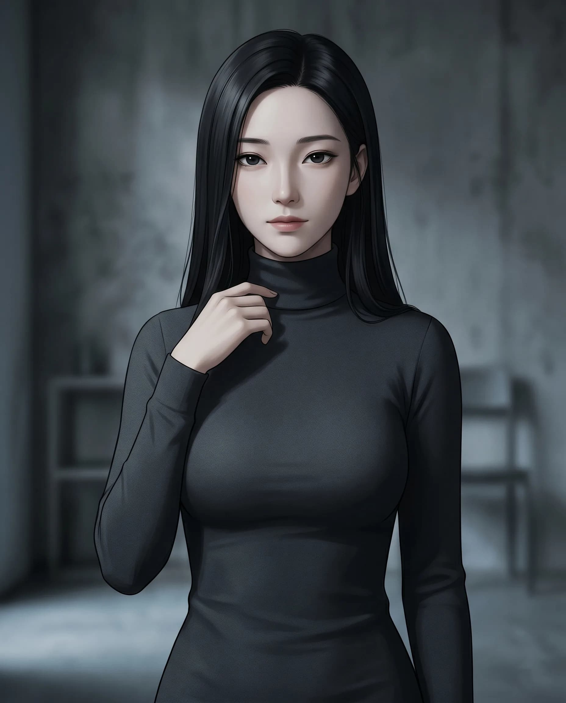 Mei — mysterious anime AI girlfriend persona in CompanionAI